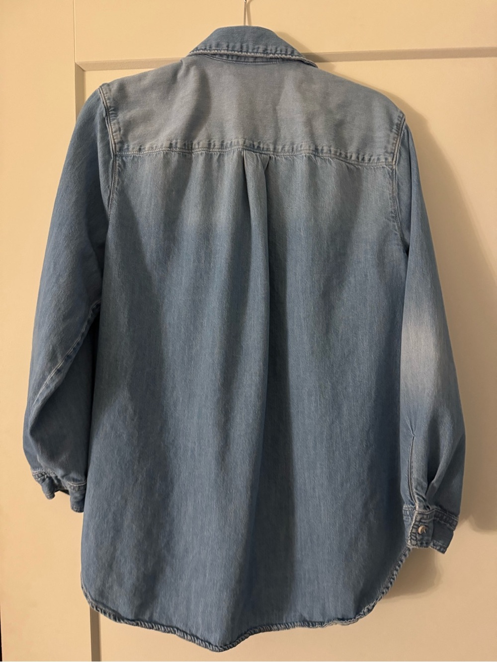 Lane Bryant Women's Light Blue Denim Shirt Jacket - Picture 3 of 3